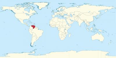 Венецуела върху картата на света