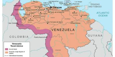 Венецуела на картата