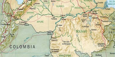 Карта на река Венецуела 